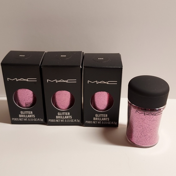 MAC Glitter Brilliants Pigment *ROSE* - Picture 2 of 5